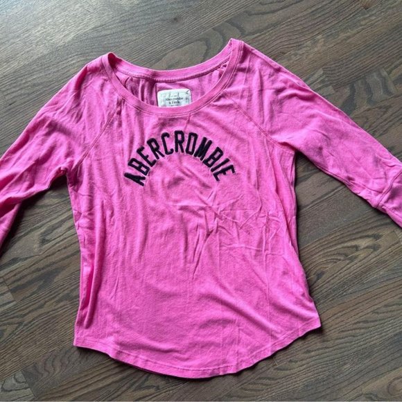 Abercrombie & Fitch Shirts & Tops Abercrombie Fitch Girls 34 Sleeve Shirt Size Medium Poshmark
